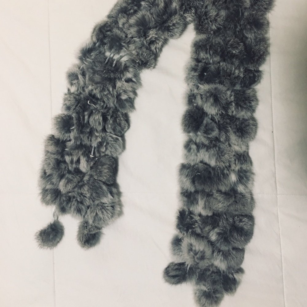 Genuine Rabbit fur scarf